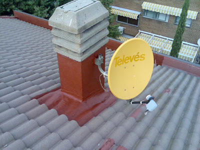 Chimenea reparada en Madrid