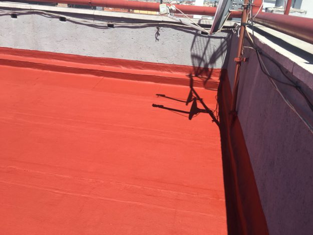 Reparación del tejado terraza en Vallecas